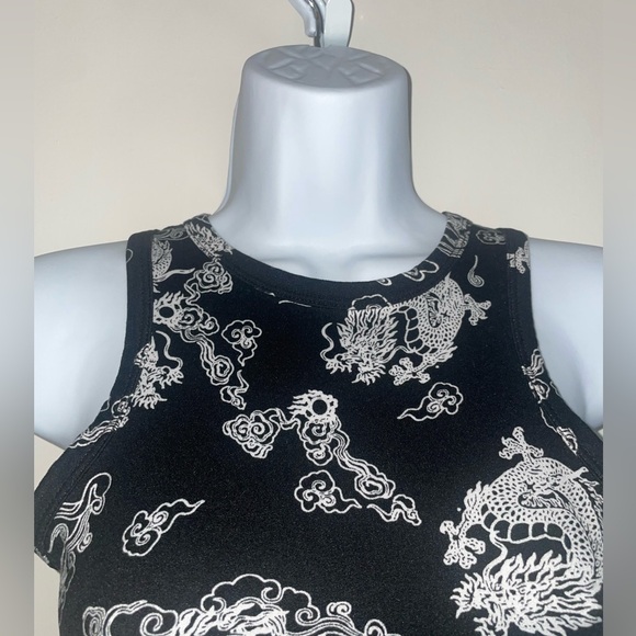 Popular 21 sz L Dragon print dress - Picture 3 of 4